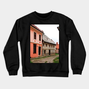 Historic Buildings in Skofja Loka 1 Crewneck Sweatshirt